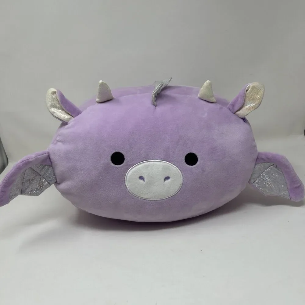Squishmallows Kellytoy Easter Plush Dina the Purple Dragon Stackable 8